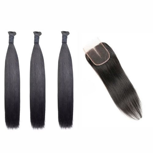 Bundles Closure 6*6 - Lisse & Curly | 100% Virgin Hair