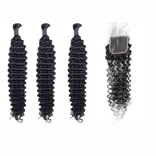 Bundles Closure 6*6 - Lisse & Curly | 100% Virgin Hair